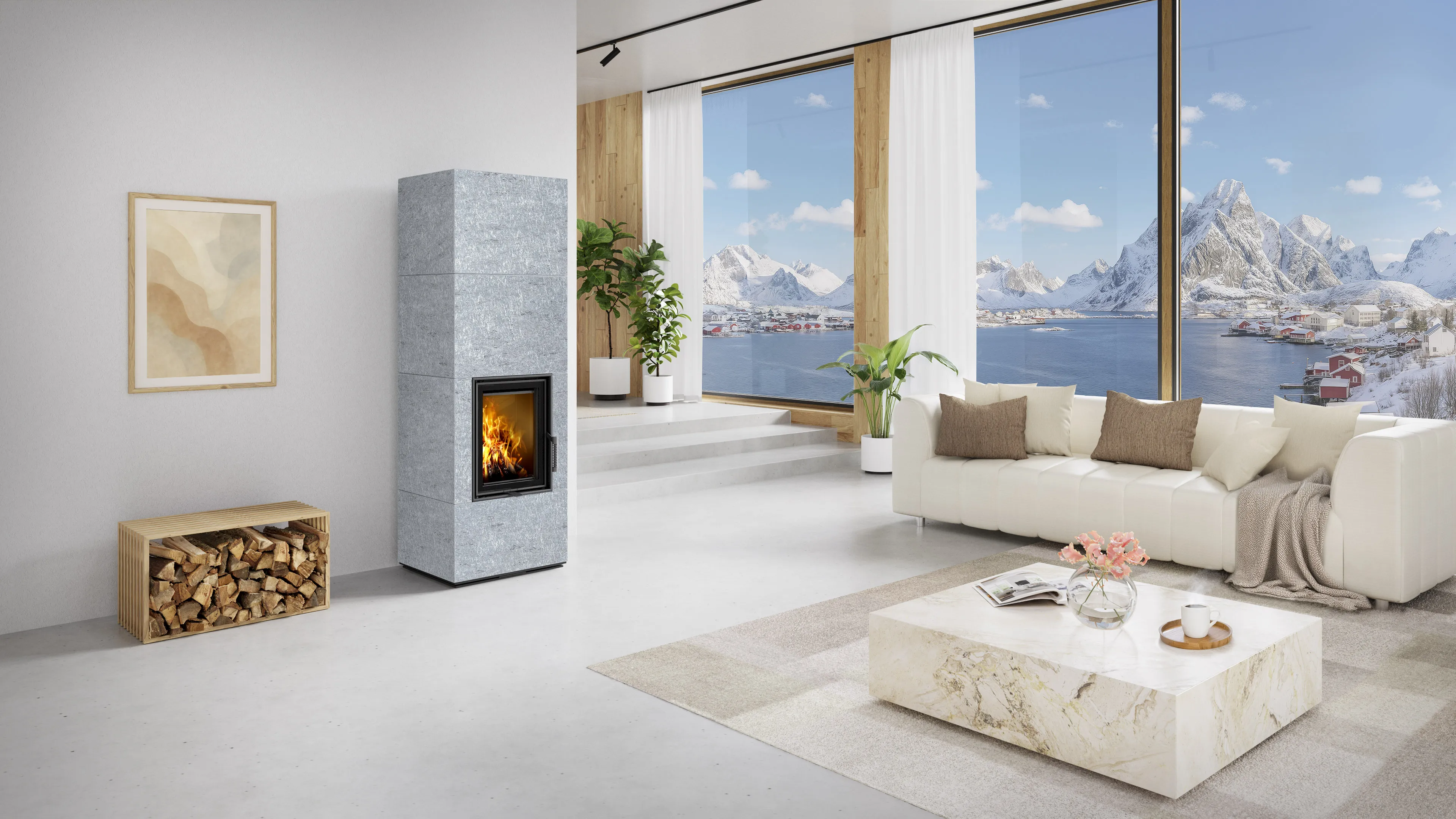 NORDAC kameň - akumulačné kachle Romotop